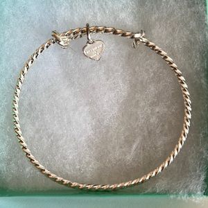 Alex. and Ani silver bangle bracelet